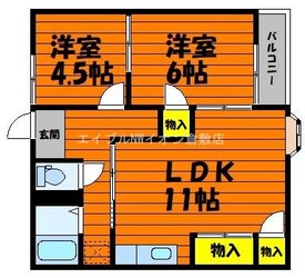 サンホーム八王寺の物件間取画像